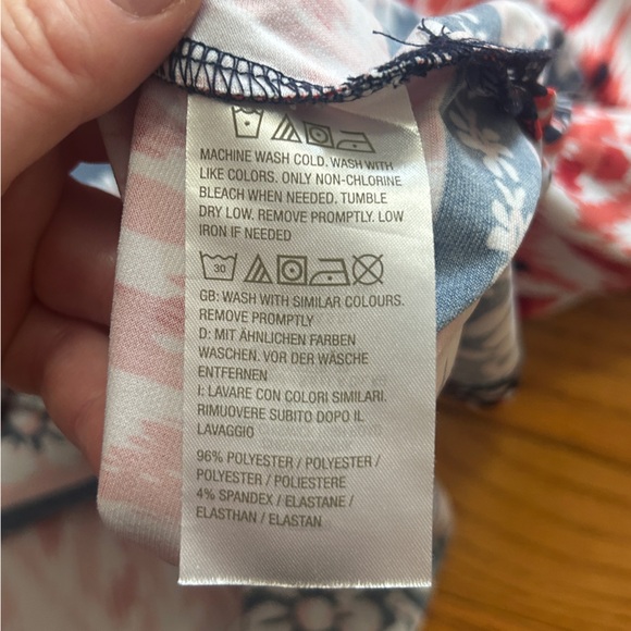 Susan Graver Tunic Womens Size 3XP Multicolor Liquid Knit Top 3/4 Sleeve Blouse - Picture 8 of 8